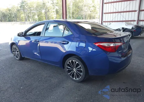2016 Toyota Corolla S Plus from USA, damaged, VIN 2T1BURHE8GC574184